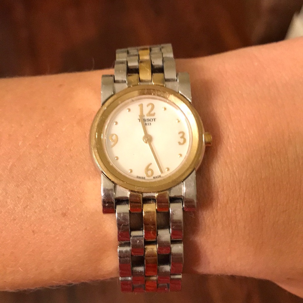 Tissot Pearl Face Watch